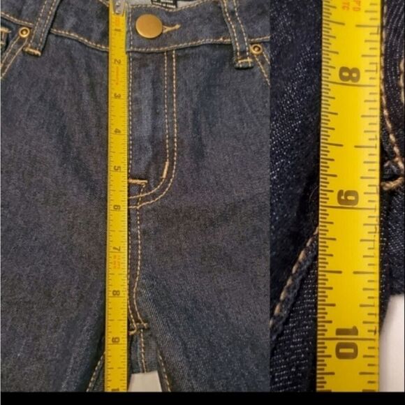 26 FOREVER 21 DARK WASH SKINNY JEANS LONG 29 - Picture 4 of 6